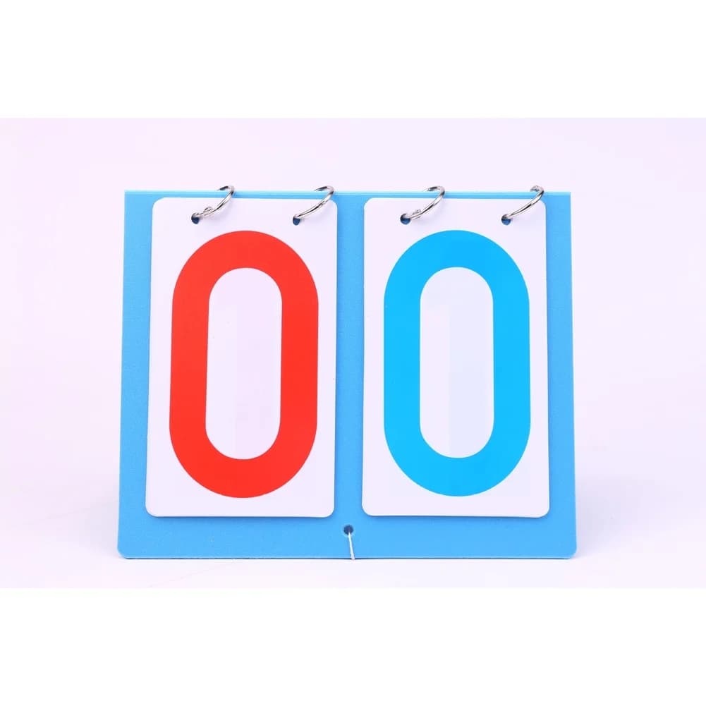 Flip Style PVC Scoreboard with 2 3 or 4 Digits for Basketball Badminton Table Tennis Volleyball Indoor Outdoor Use
