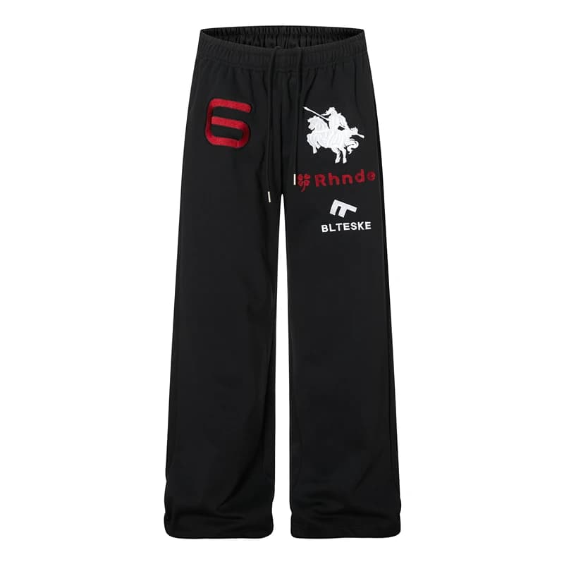Pantaloni Casual GXFortune American Angel War con Elastico in Vita, Pantaloni Sportivi Larghi da Uomo, Resistenti all'Usura, Trendy per Giovani