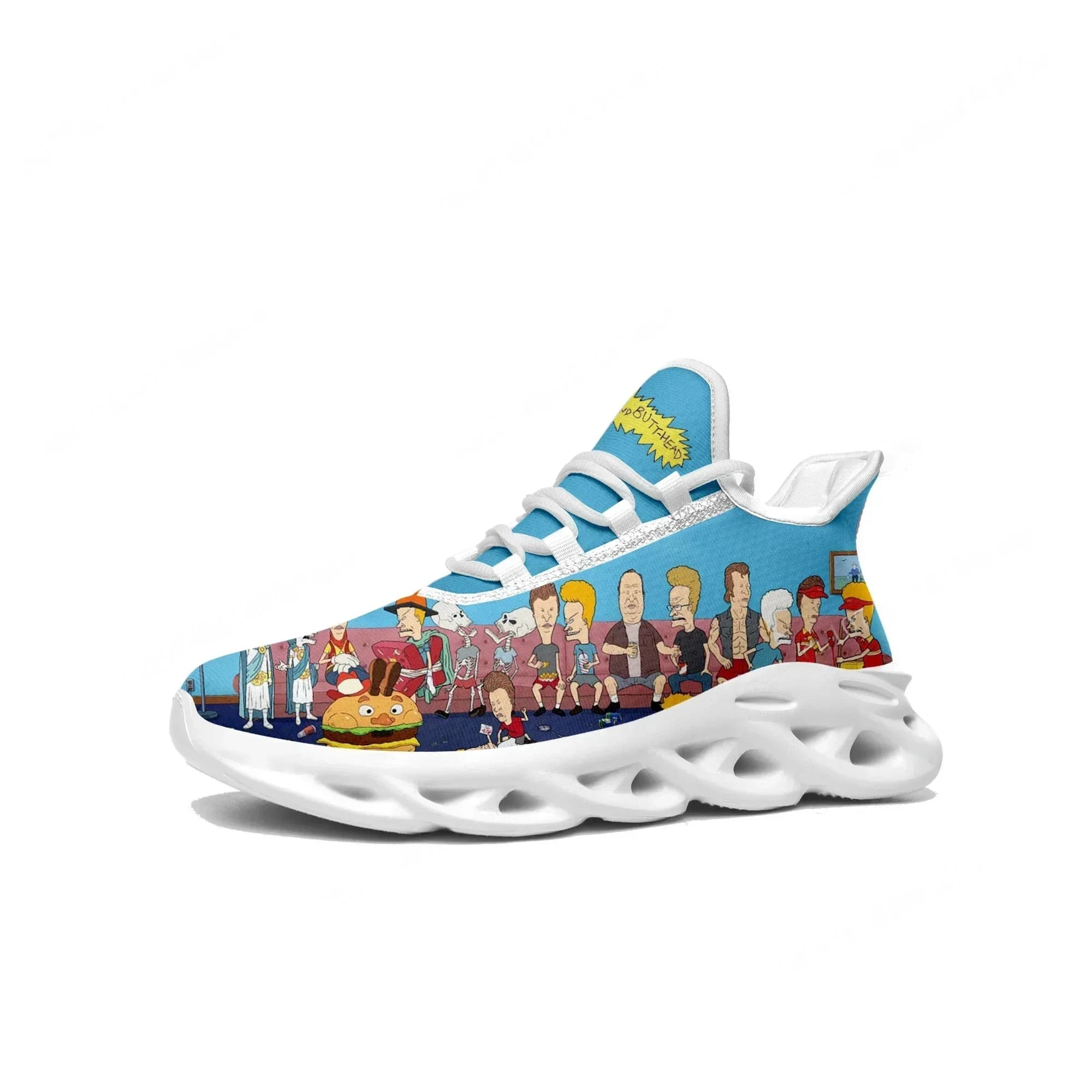 Butthead Butt Head Rock N Roll Flats Sneakers Mens Womens Teenager Sports Running Shoe High Quality Custom Lace Up Mesh Footwear