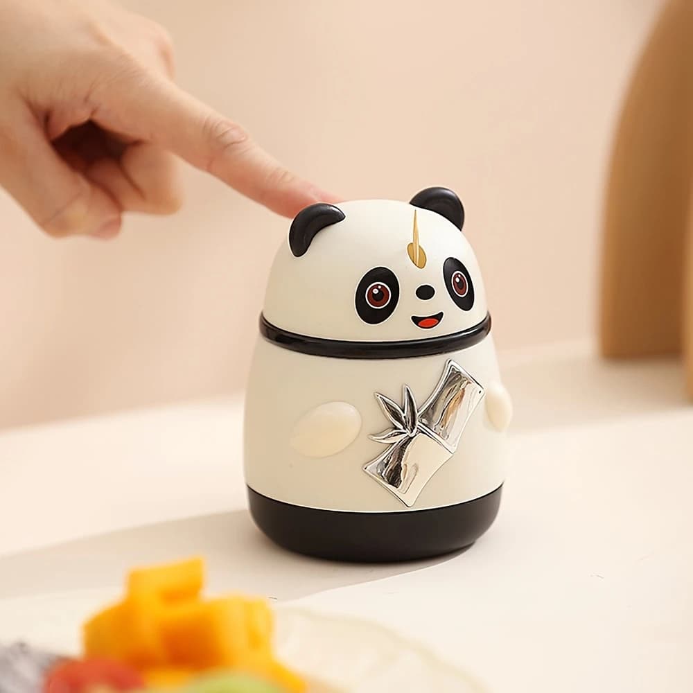 Nuovo Stile 2026: Porta Stuzzicadenti Automatico Pop-Up — Scatola Porta Stuzzicadenti a Forma di Panda Gatto, Contenitore a Pressione, Regalo Natalizio Originale