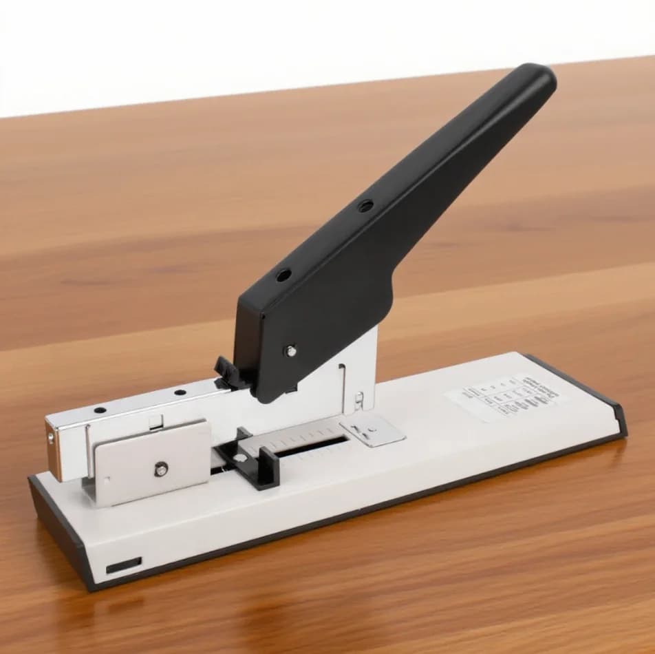 Cucitrice manuale in metallo resistente per uso ufficio 240 fogli certificata CE con design anti-jam e impugnatura ergonomica