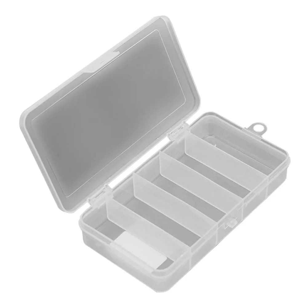 5 Compartment Fishing Lure Bait Box Portable Fishing Tackle Storage Box Thickened Fishing Tool Storage Box Fishing Accessories