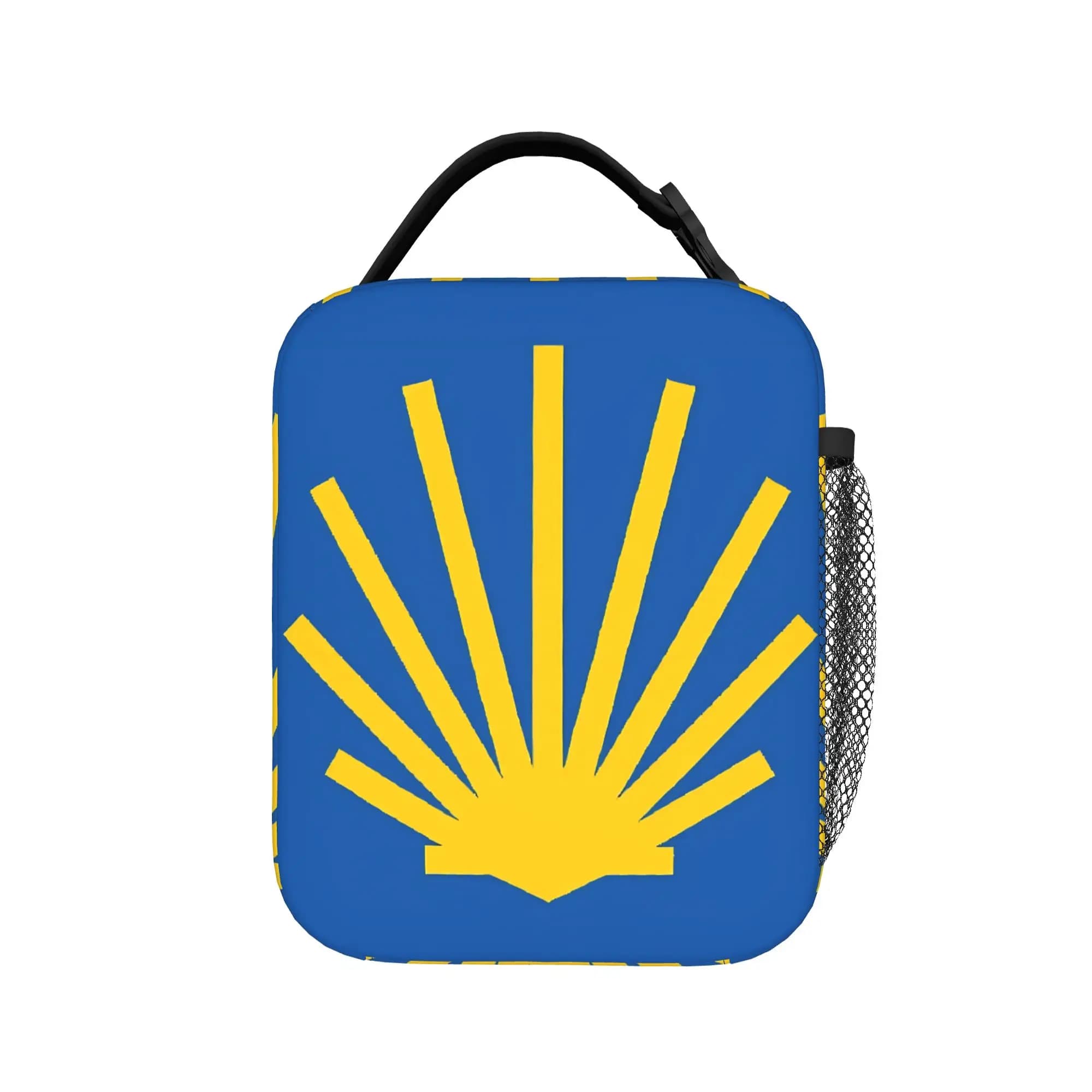 Borsa termica per il pranzo Camino De Santiago, contenitore per il pranzo, borsa termica a forma di conchiglia, borsa termica per il pranzo, per uomini e donne, da viaggio