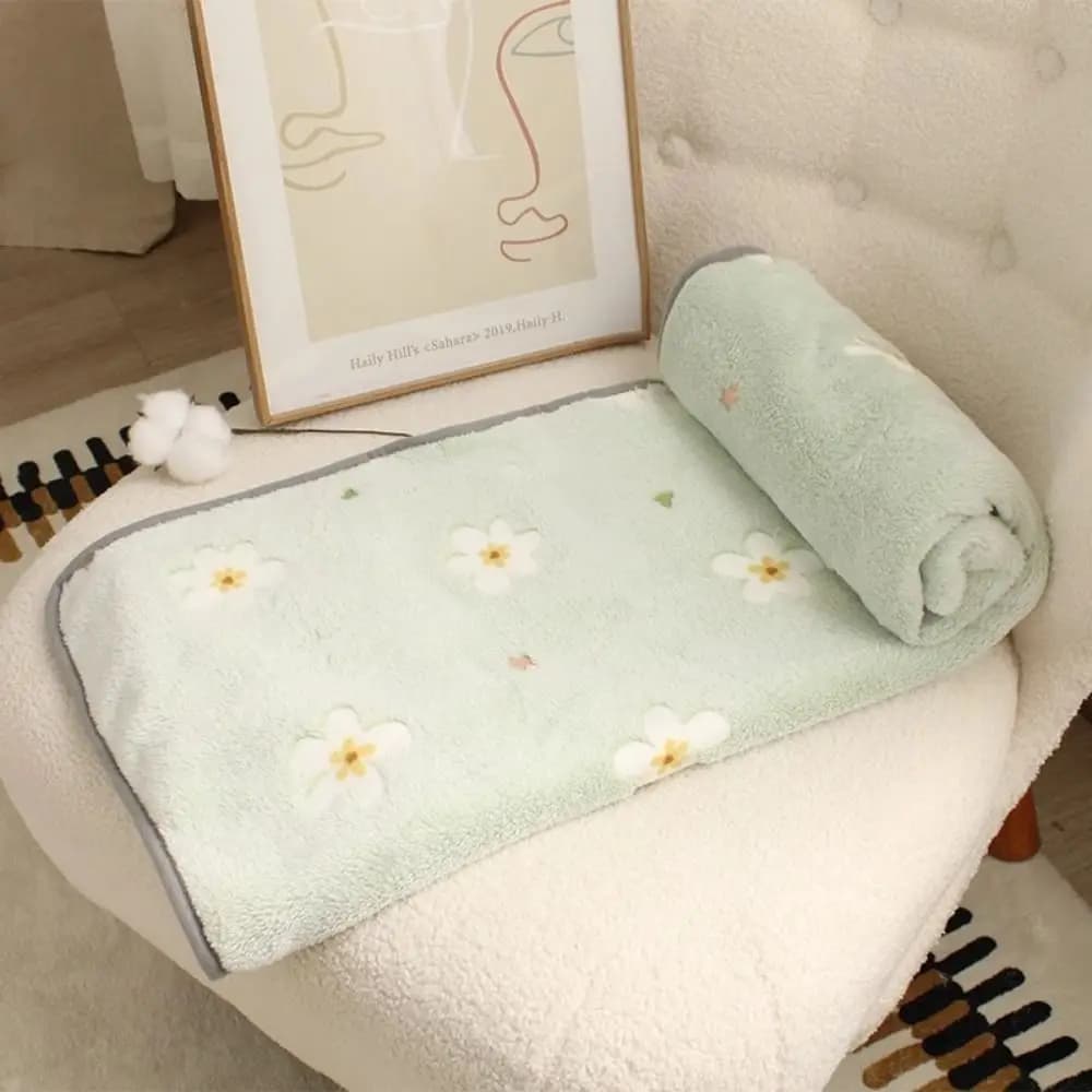 Coperta da letto per cani con motivo carino multifunzione, morbida e traspirante, calda coperta per gatti, comoda e calda tappetino per dormire per cuccioli invernali