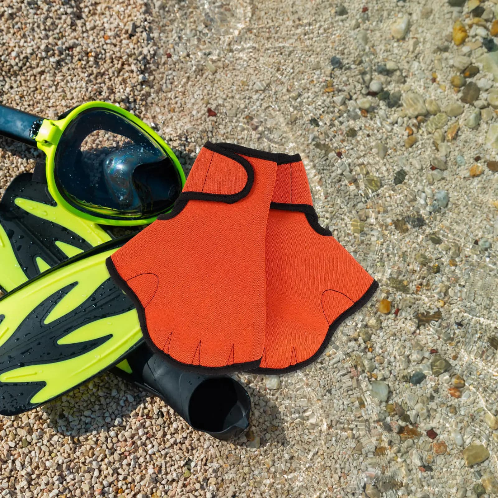 2 Guanti da Nuoto Ergonomici Impermeabili per Immersioni, Snorkeling, Subacquea e Allenamento in Acqua