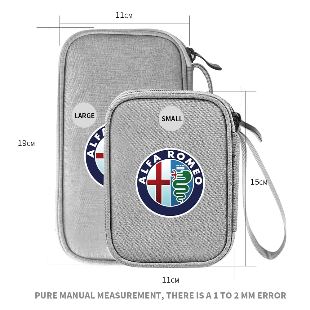 1pc Auto Forniture Digitali Sacchetto di Immagazzinaggio Cavo USB Scatola di Immagazzinaggio Per Alfa Romeo 159 147 156 Giulietta GT Mito Brera Giulia Accessori