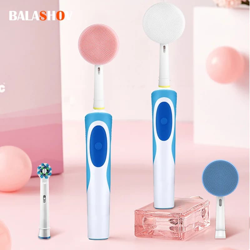 Replacement heads for electric toothbrush Oral B Toothbrush heads for facial cleansing Head for facial cleaning Detergent for face Massage Skin Care