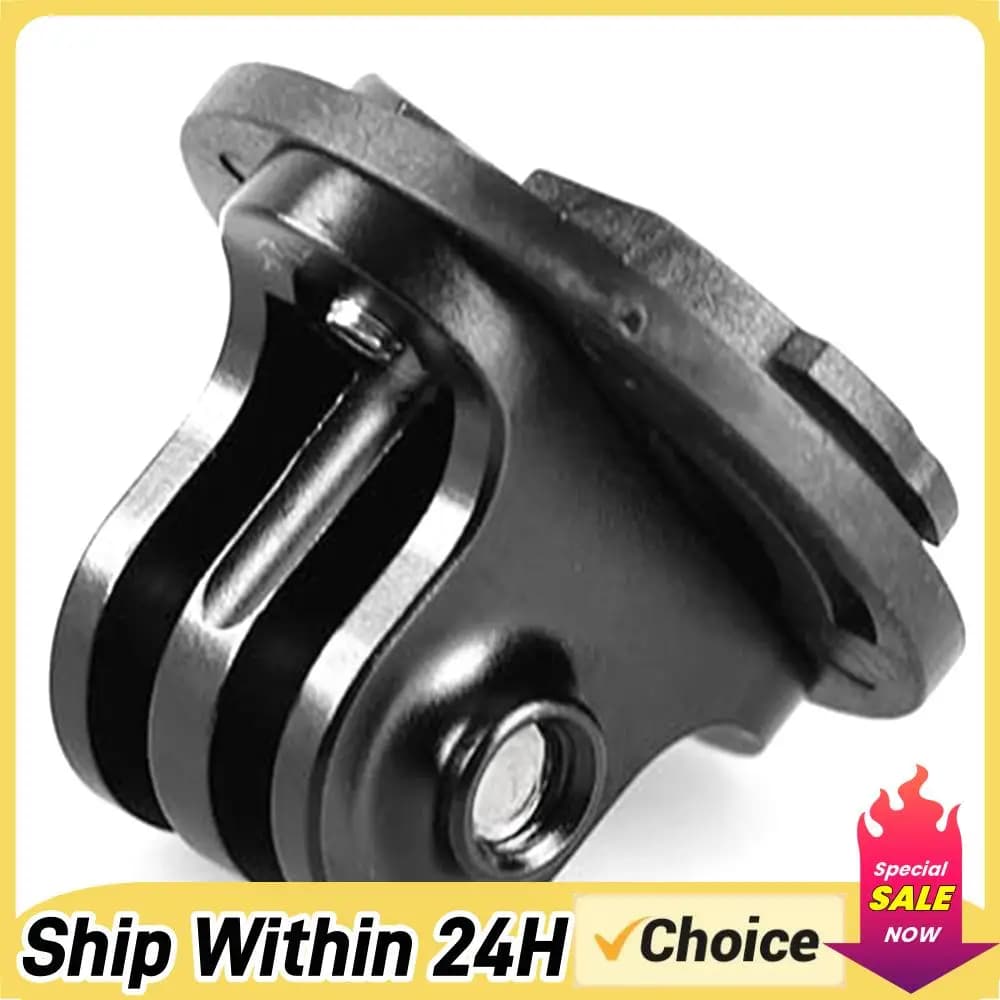 Adattatore per Faro Fotocamera, Supporto Stabile per Fotocamera Sportiva da Bicicletta, Staffa in Lega di Alluminio per Luce Anteriore, Supporto per Fotocamera per Garmin Gopro