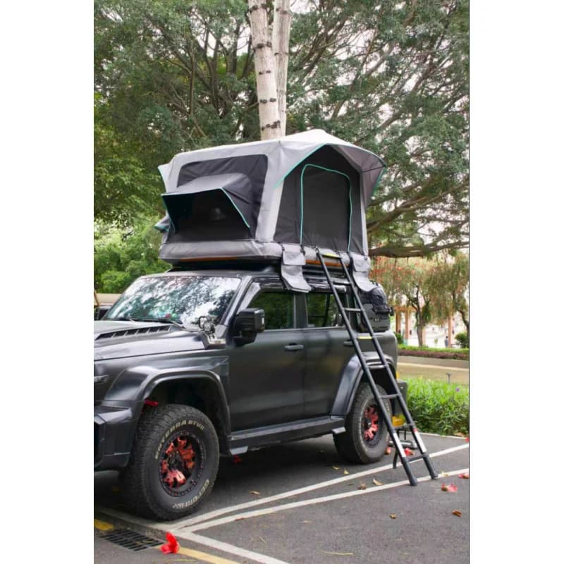 Inflatable Waterproof Roof Top Tent With Side Sunshade SUV Vehicle Outdoor Camping