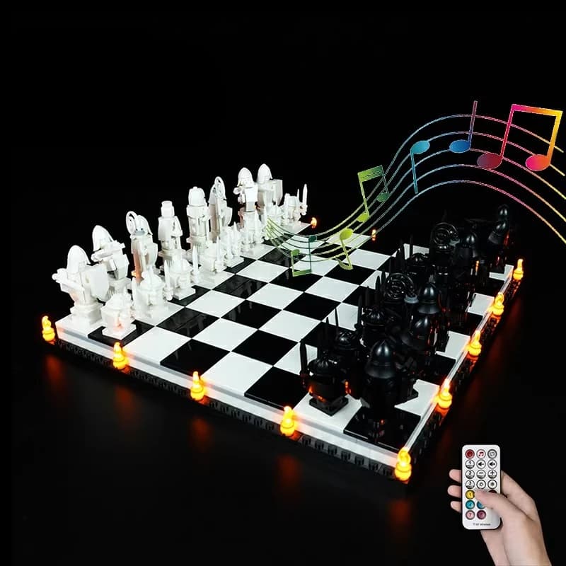 LED Lighting Set Suitable for LEGO Hogwarts Wizard’s Chess 76392(Not Including Building Blocks)
