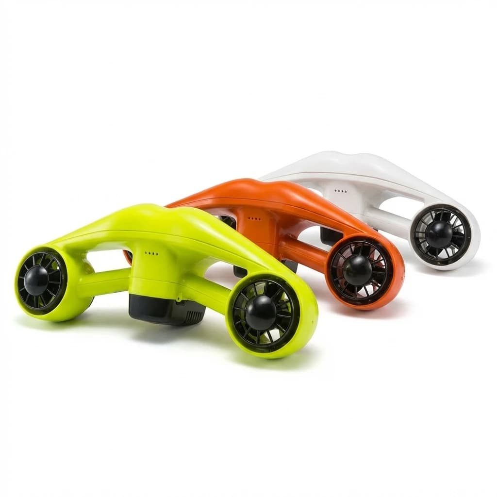 Electric Underwater Scooter Asiwo 130Wh, Portable Underwater Propulsor, 35 Minutes of Autonomy, Travel Snorkeling Scooter, Waterproof up to 30m