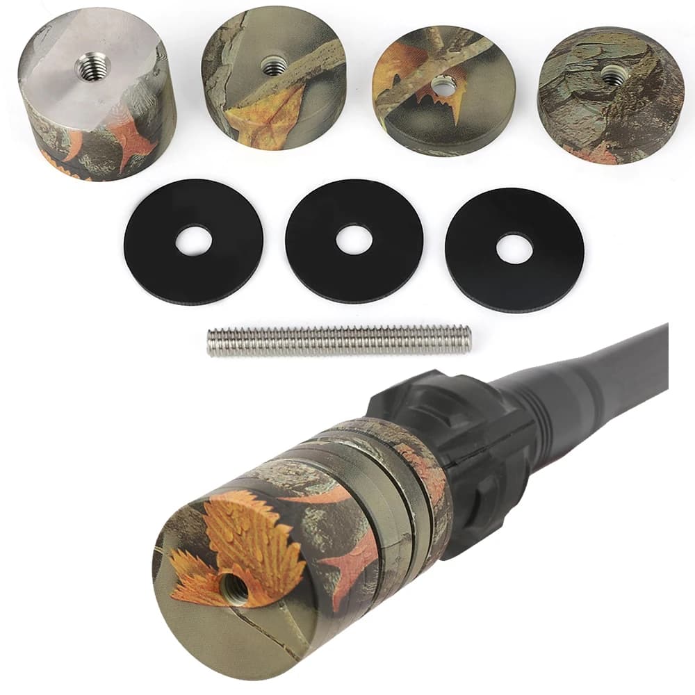 Stabilizzatore per Arco da Tiro con l'Arco, Contrappeso Separabile, Barra di Bilanciamento per Assorbimento degli Urti, Accessori per Caccia e Tiro