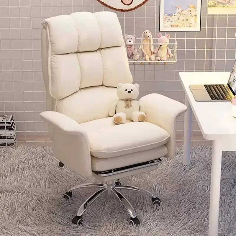 Sedia da ufficio con supporto per la schiena Sedia da gioco girevole mobile ergonomica e confortevole Soggiorno Chaise De Bureaux Mobili per la casa
