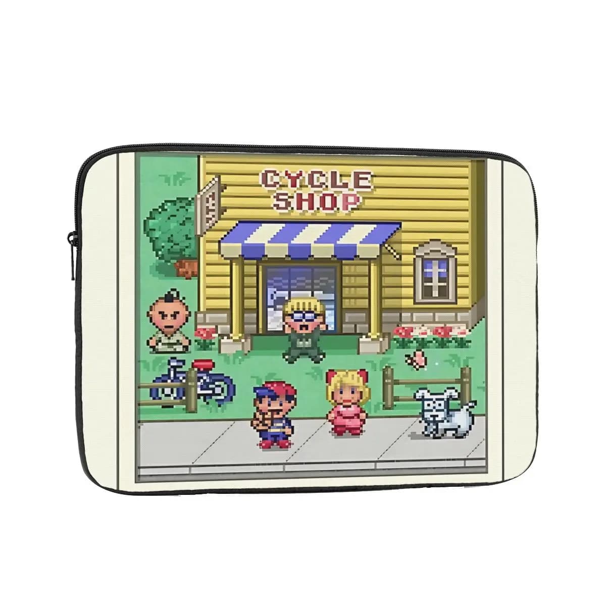 Earthbound Fuzzy Pickles 12" 13" 15" 17" Custodia per laptop Custodia per notebook Custodia antiurto