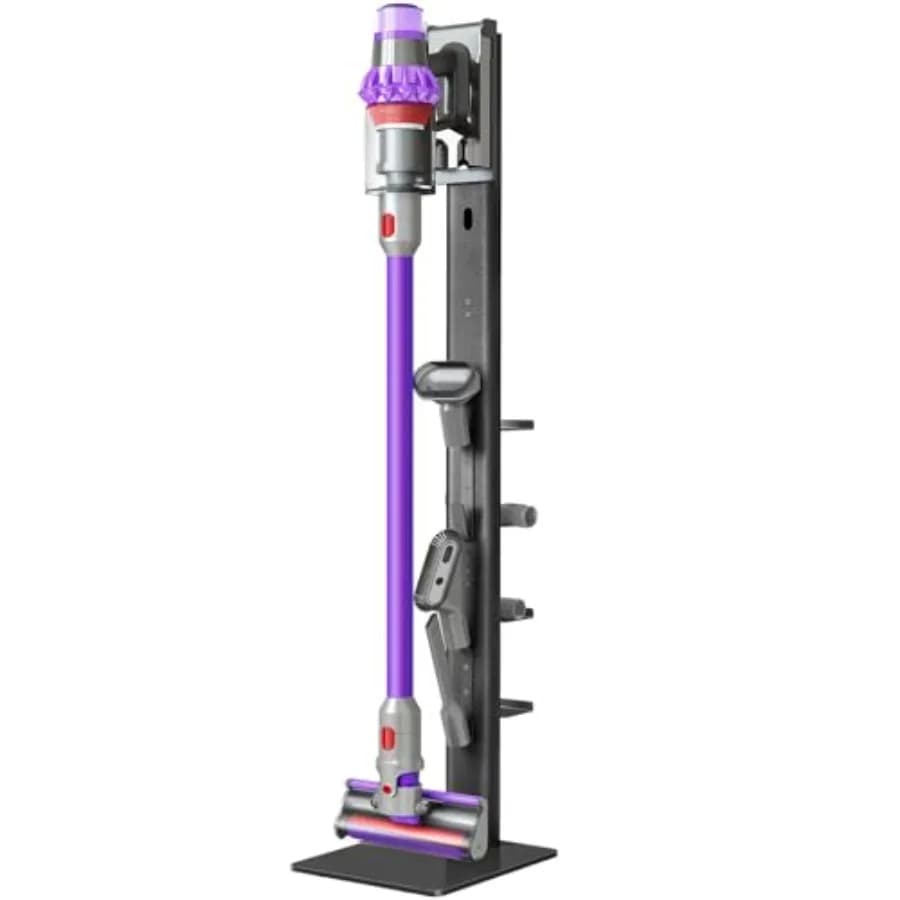 Supporto per Stazione di Ricarica Compatibile con Aspirapolveri Senza Fili V15 Detect V11 V10 V8 V7 V6, Organizzatore in Metallo Stabile