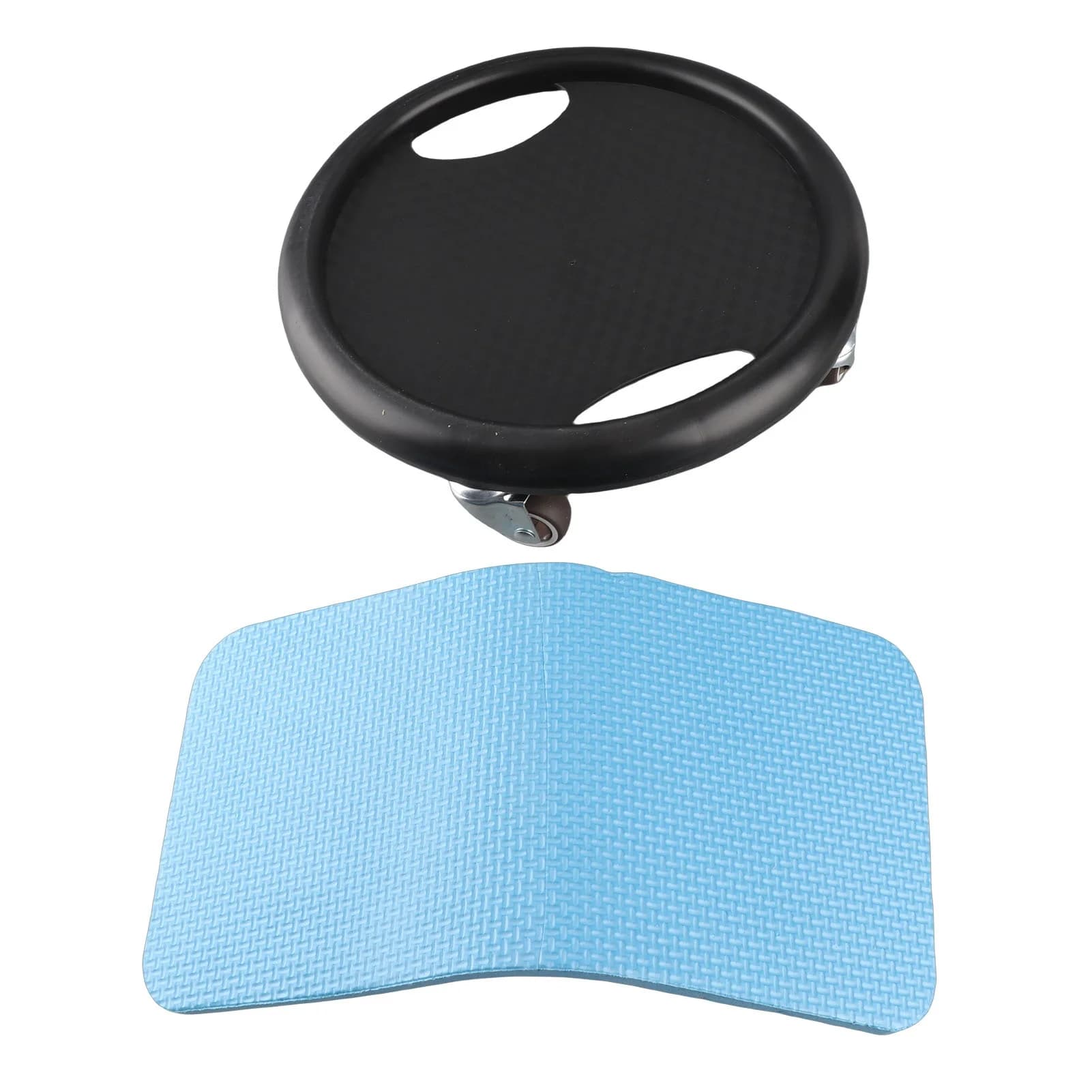 Core Slider Ab Workout Sliding Disc Abdominal Training Tool with 4 Rollers for Home Gym Black