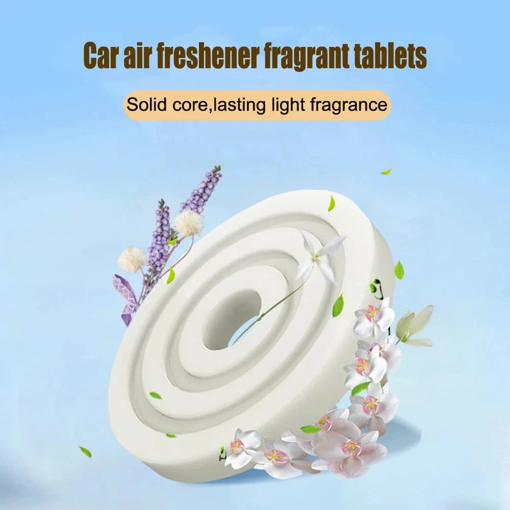 1 PCS Car Air Freshener Fragrant Tablets Accessories Automobile Perfume PE Material Perfume Diffuser Supplement Accessories
