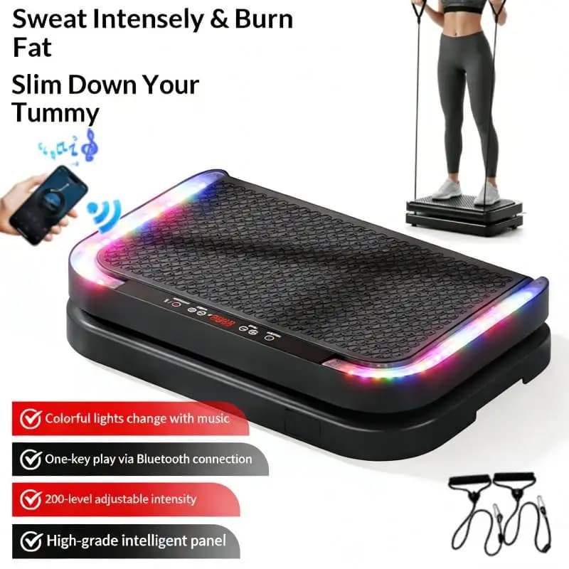 Bluetooth Vibrant Platform for Full Body Training, Fat Burning, Muscle Building and Weight Loss