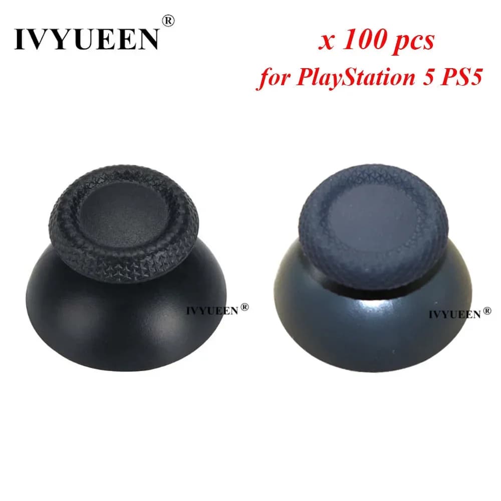 IVYUEEN 100 PCS per PlayStation 5 PS5 DualSense Controller Thumbstick 3D Analogico Thumb Stick Joystick Caps Grip Accessori di Gioco