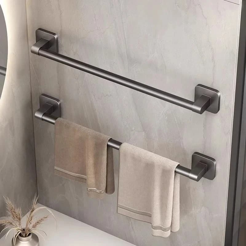 Portasciugamani da parete autoadesivo senza foratura, retrattile, con ventosa singola per bagno e cucina