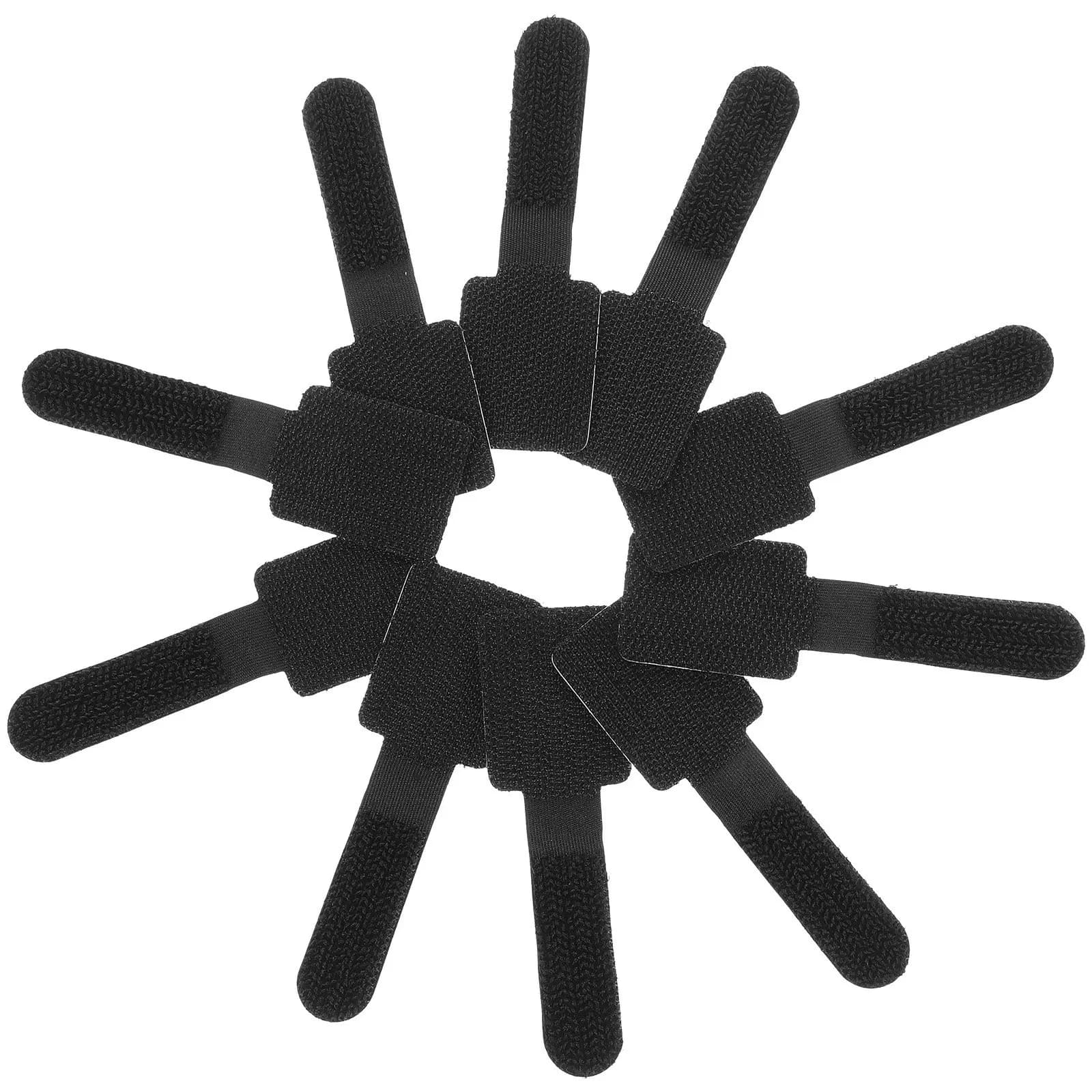 40 Pezzi Fascette Riutilizzabili Autoadesive in Nylon Poliestere con Gancio e Anello per Organizzare Cavi, Strisce per Avvolgere Fili e Fissaggio Cavi da Scrivania