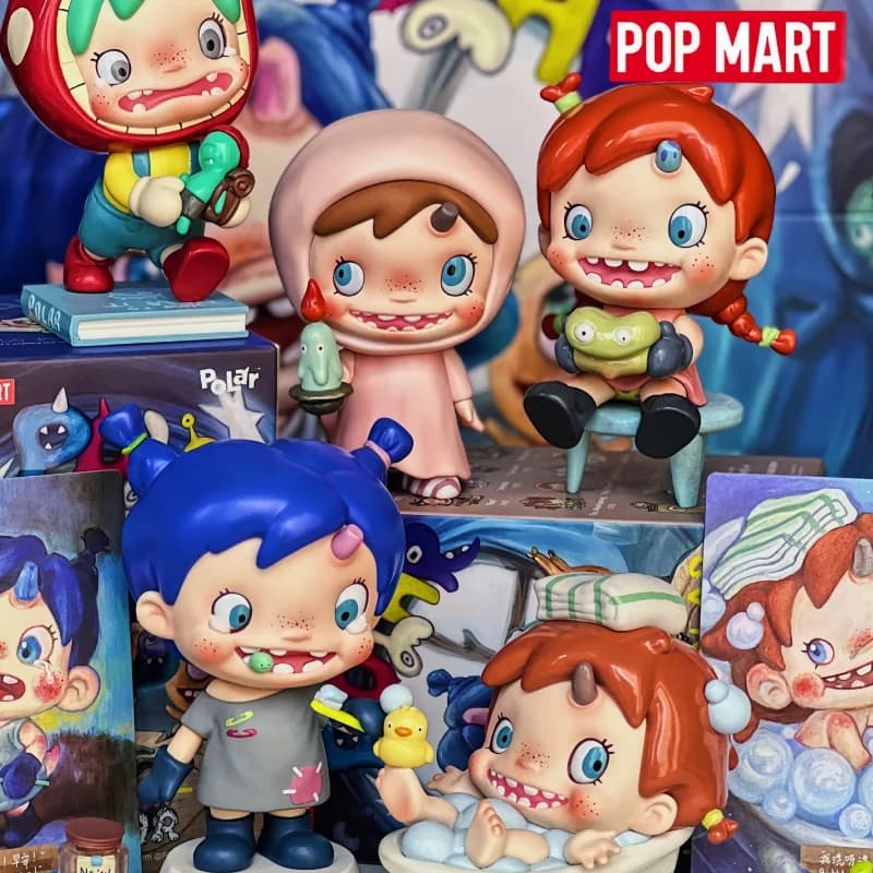 New POP MART POLAR Hello! POLAR V1 Series Blind Box Collection figurines Mysterious Box Decorations from Desk Ornaments Birthday Gift