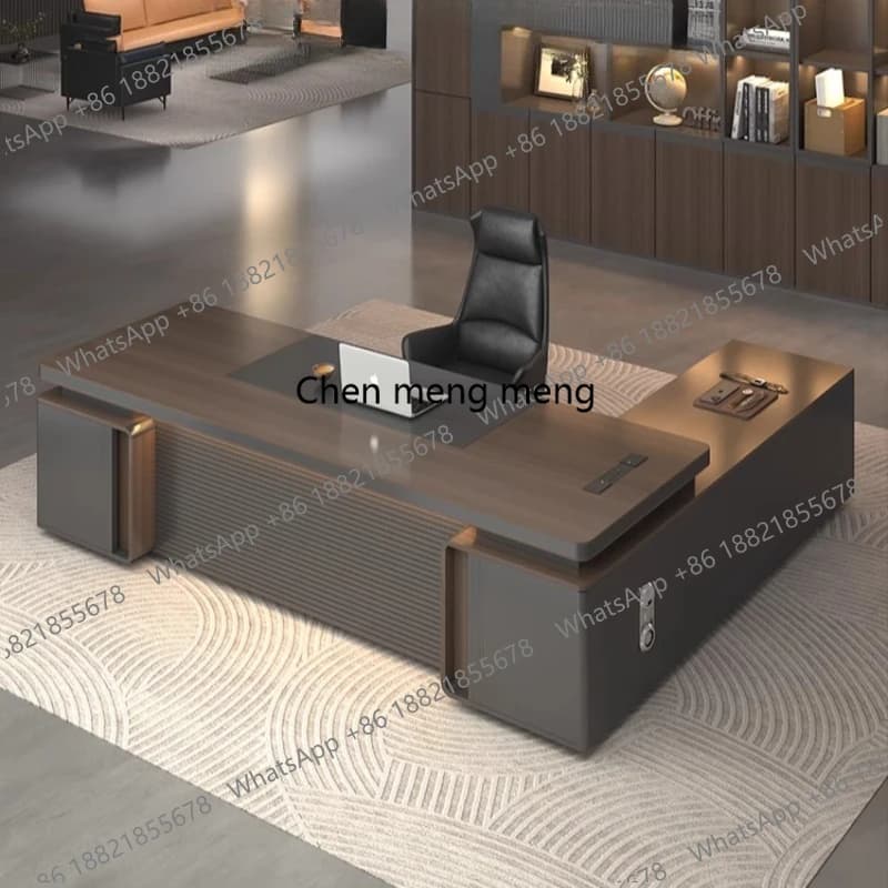 Scrivania Commerciale a L per Computer, Tavolo da Gaming per Ufficio, Scrivania Regolabile in Altezza per Studio e Lavoro