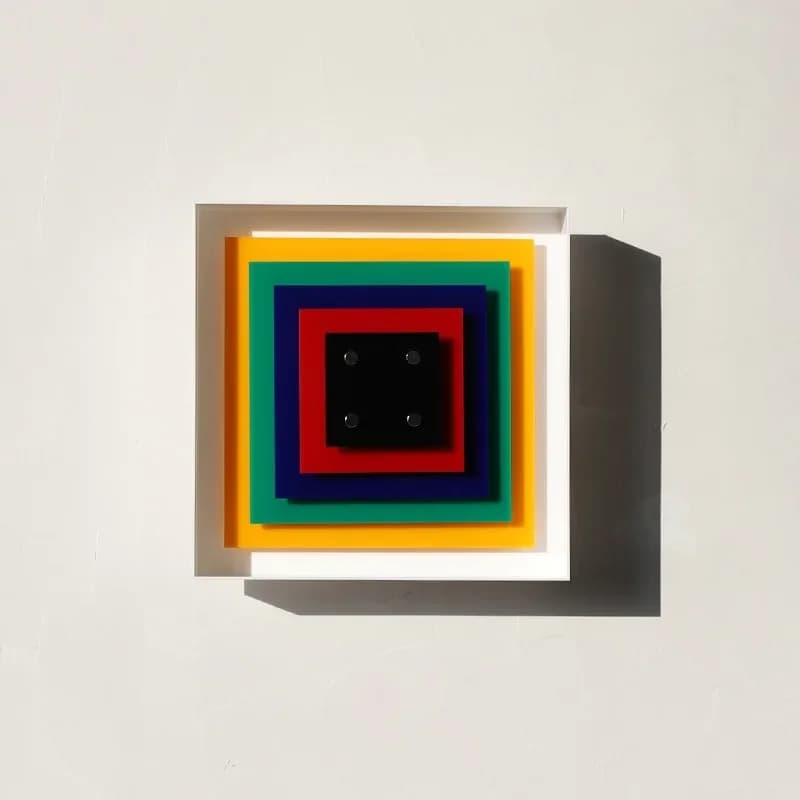 Memphis Style Wall Lamp Vintage Color Bauhaus Minimalist Living Room Bedroom Aisle Atmosphere Decorative Painting