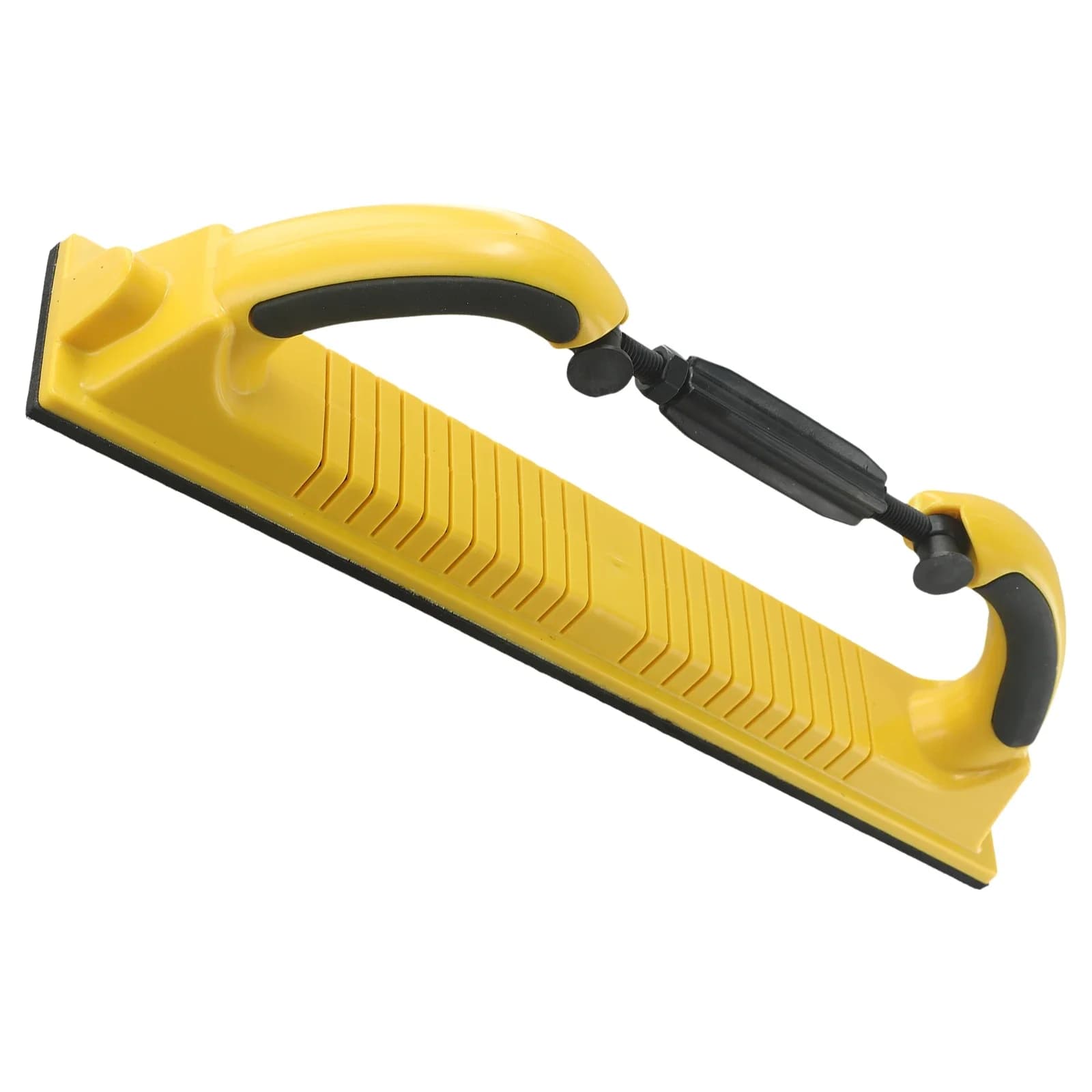 Tavola per levigatura a secco manuale per riparazione stucco auto, tampone rettangolare per levigatura a vuoto con design a scanalature, strumento in ABS 70x400mm