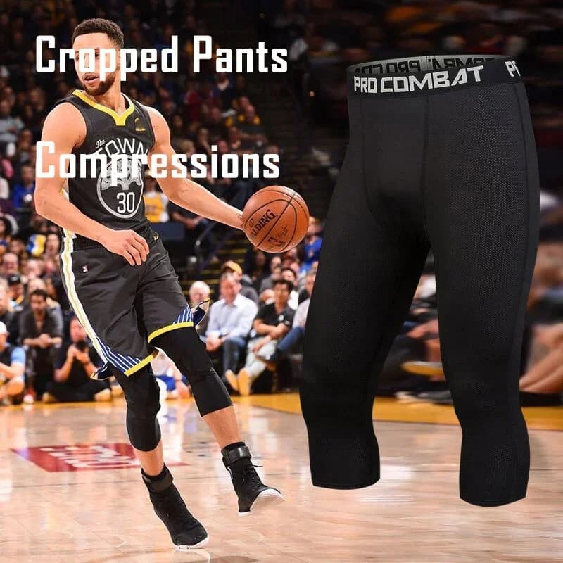 Pantaloni sportivi da corsa da uomo Pantaloni da basket Leggings a compressione corti Palestra Fitness Abbigliamento sportivo per pantaloni sportivi maschili