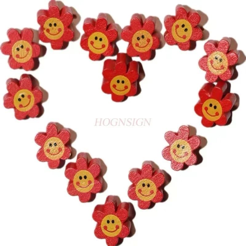20 wooden nails, I-shaped colored nails, pressure nails, manual nails, nails, snap nails, cork nails, artistic nails