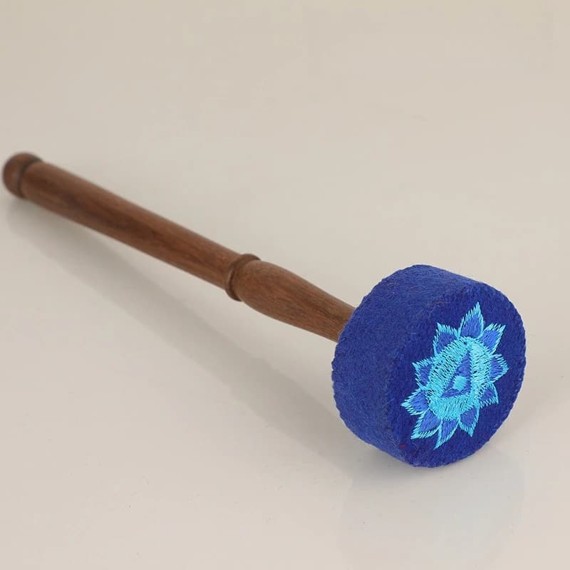 28CM Singing Bowl Stick Wool Tibetan Sound Bowls Hammers Nepal Flannel Singing Bowls Mallet Buddhist Meditation Accessories