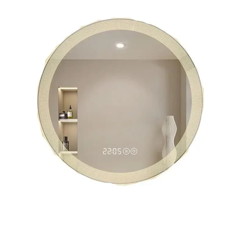 Specchio Antiappannamento per Bagno con Luci per la Rasatura, Specchio Illuminato Trasparente per Bagno, Luce Bianca Calda, Accessori per il Bagno