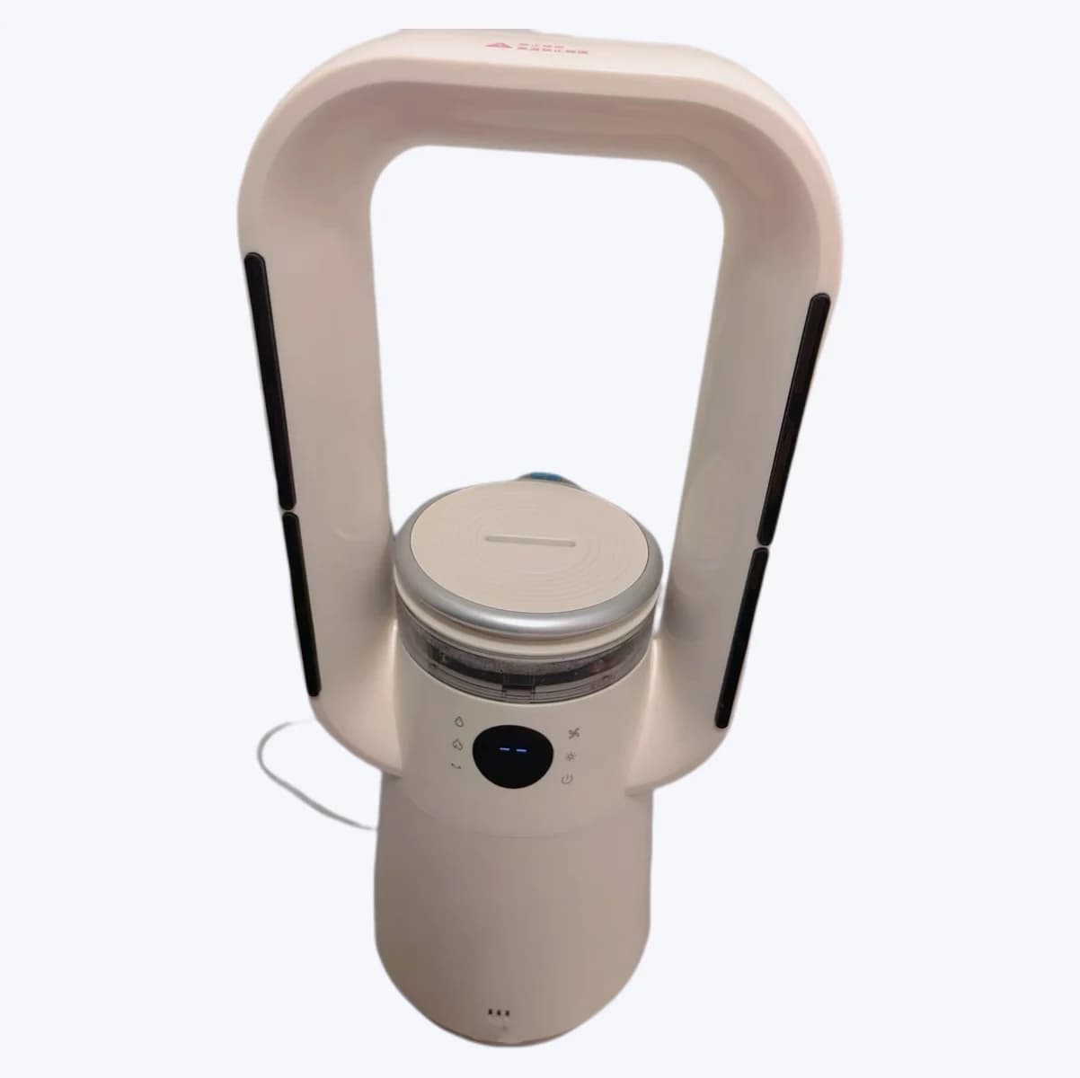 Riscaldatore elettrico con purificatore d'aria e umidificatore integrati, vento a 3 livelli, timer, pannello touch, telecomando