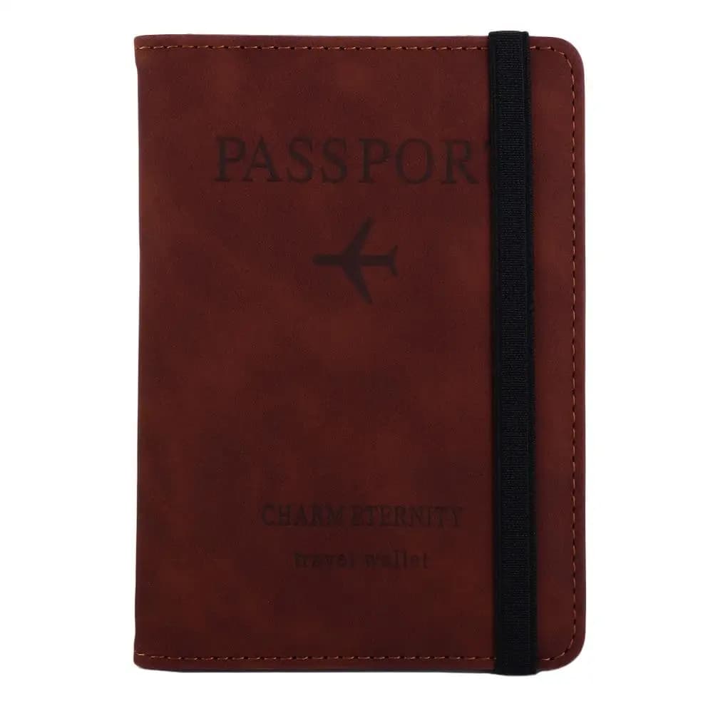 Portafoglio da Viaggio, Porta Monete, Borsa Portaoggetti, Custodia per Documenti, Porta Passaporto, Custodia per Libretto, Porta Passaporto con Copertina