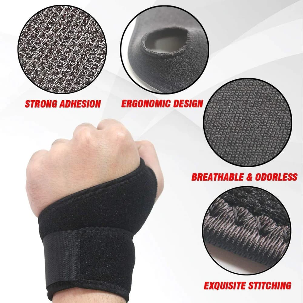 Fascia da Polso Sportiva [LA] Hot 1Pc, Nuovo Supporto per Polso, Tutore per Fratture e Sindrome del Tunnel Carpale, Ideale per Fitness