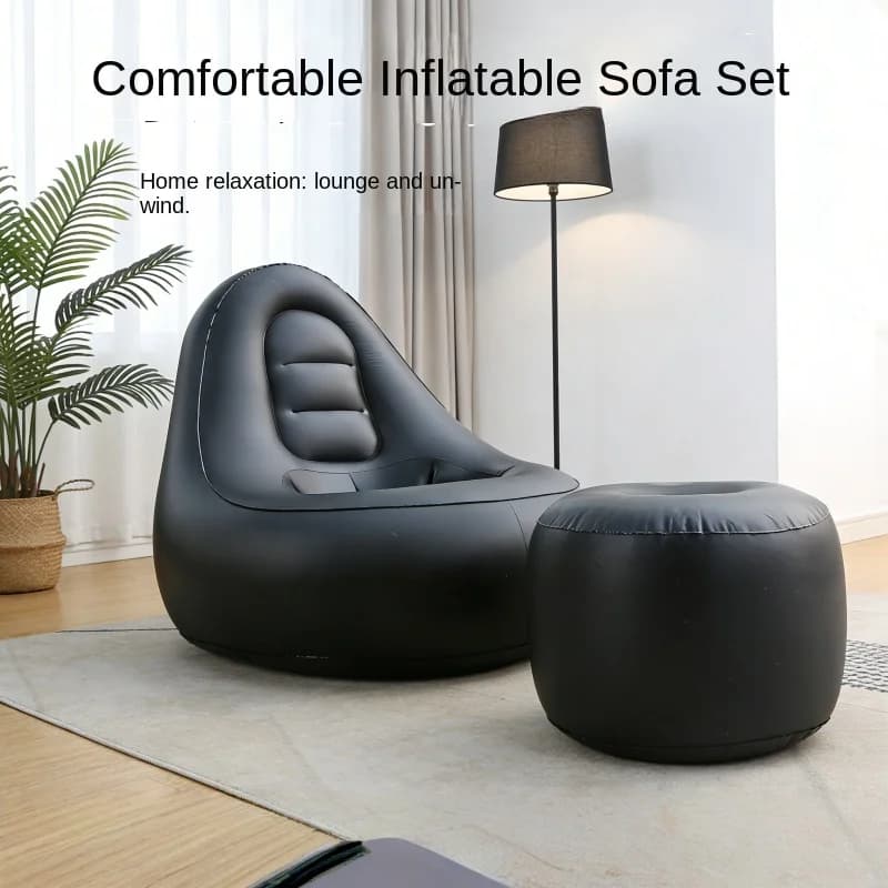 Divano Gonfiabile BBL per il Trattamento delle Emorroidi Post-Operatorie, Poltrona Gonfiabile Portatile in PVC per Uso Domestico, Divano/Poggiapiedi