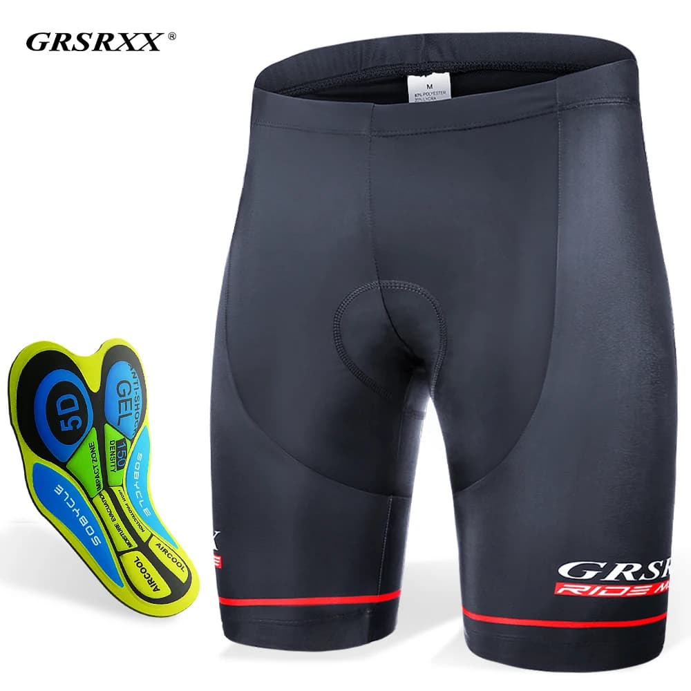 Cycling shorts GRSRXX summer bike shorts MTB shockproof 5D Gel Pad cycling bavaglino breathable pant on road short bicycle
