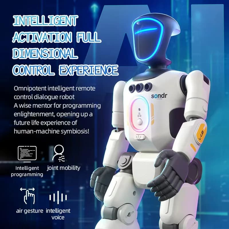 LIFEA FOLORA Robot Intelligente AI con Simulazione, Programmazione Interattiva, Canto e Danza, Giocattolo Educativo per la Prima Infanzia