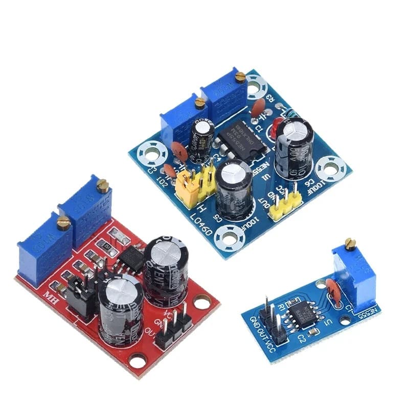 1/3PCS NE555 Impulse Frequency Duty Cycle Adjustable Wave Module Square 5V-12V Signal Generator for Arduino Smart Car