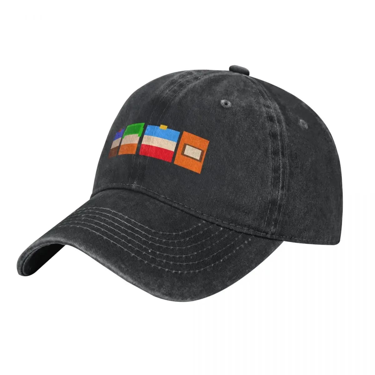 New Southpark 8Bit Logo Baseball Cap Wild Ball Hat derby hat Hip Hop Baseball For Men Women's