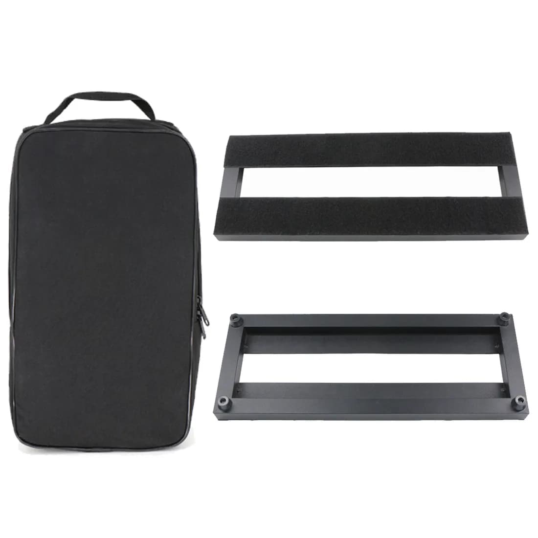 Electric Guitar Effect Pedal Stand Small Size Effect Pedal Board With Bag & Velcro Straps Instrument Accessories