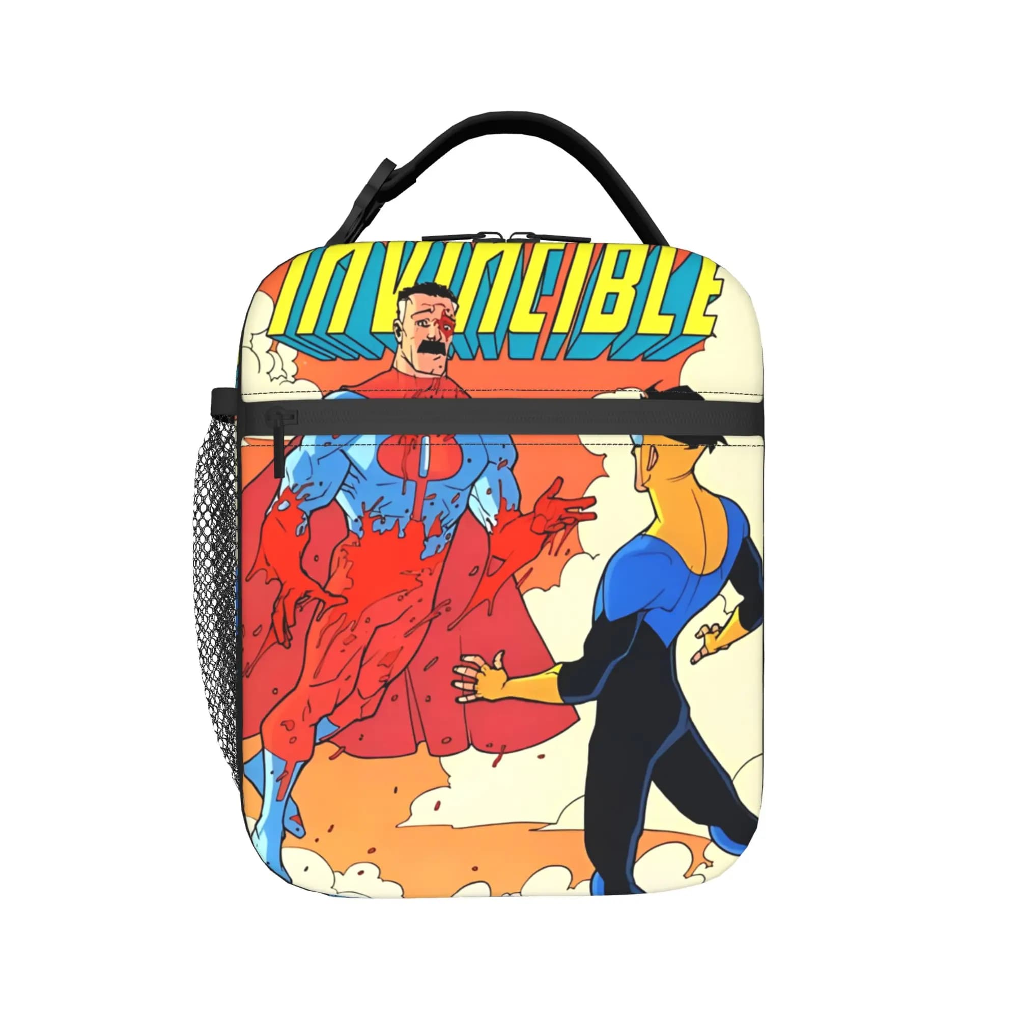 Omni Man Vs Invincible Insulated Lunch Bag Leakproof Meal Container Cooler Bag Tote Lunch Box Beach Picnic Bento Pouch