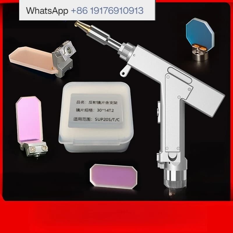 Pistola per saldatura con lenti a riflessione per saldatrice laser Accessori 20S 30 * 14 * 2 con staffa Kirin doppio pendolo asse XY