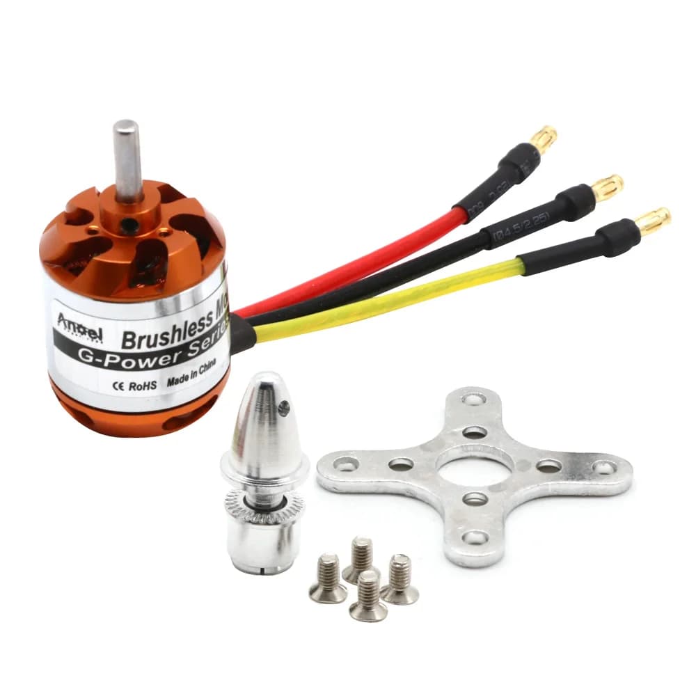 Motore RC D2836 750KV 1500KV 880KV 1120KV 2-4S Motore Brushless Outrunner per modello di elicottero aereo Rc