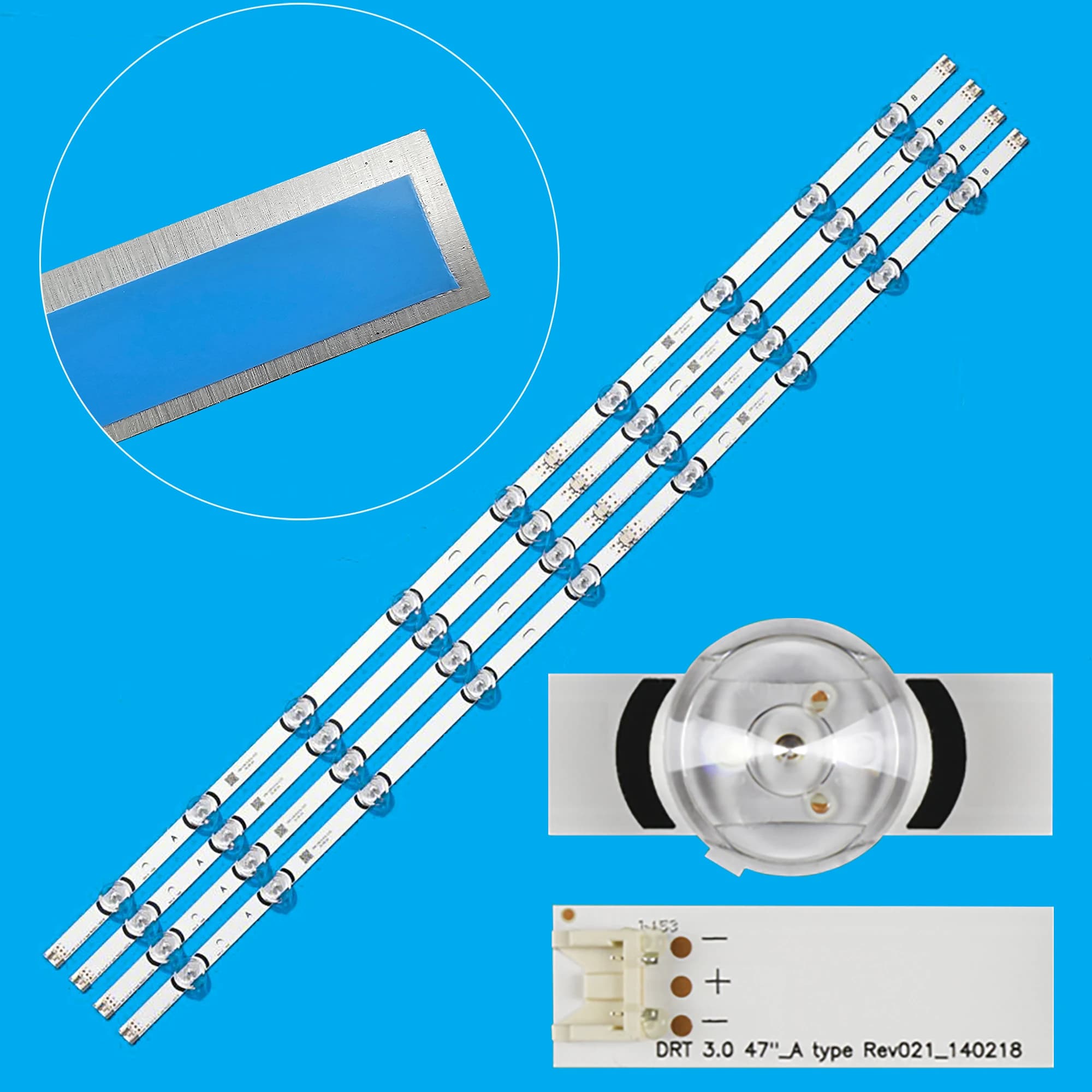 Striscia LED Per TV 47LB650V 47LB5610 47LB565V DRT 3.0 47" 47GB6500 47LB652V 47LB631V 47LB561V 47LB6300