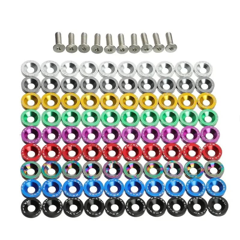 Set di 1/2 viti di fissaggio per scooter, viti per manubrio e rondelle per Dualtron 1 2 3 Thunder Eagel Ultra Zero 9, ricambi auto