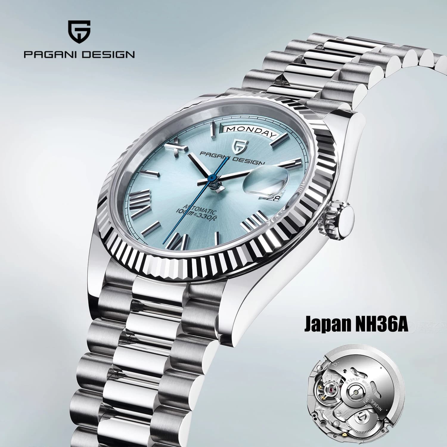 2026 Nuovo PAGANI DESIGN DD40 Orologi da uomo Orologio meccanico automatico di lusso per uomo NH36 Specchio zaffiro Impermeabile Reloj Hombre