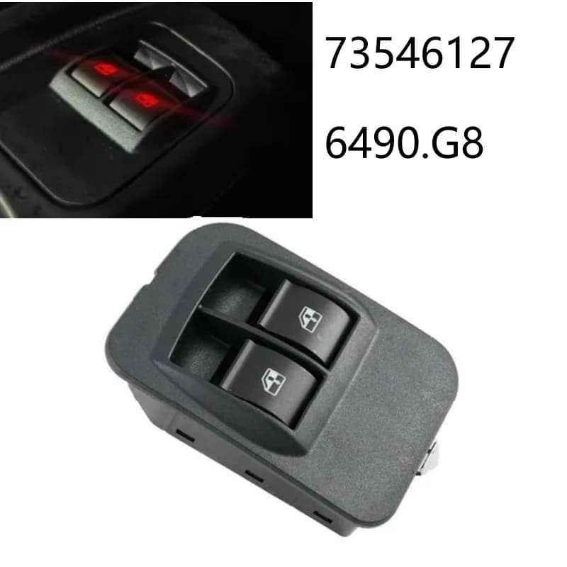Per Peugeot Bipper Citroen Nemo Fiat Fiorino Qubo Finestra Elettrica Interruttore di Controllo Pulsante Sollevatore di Vetro Accessori 6490.G8 6490G8