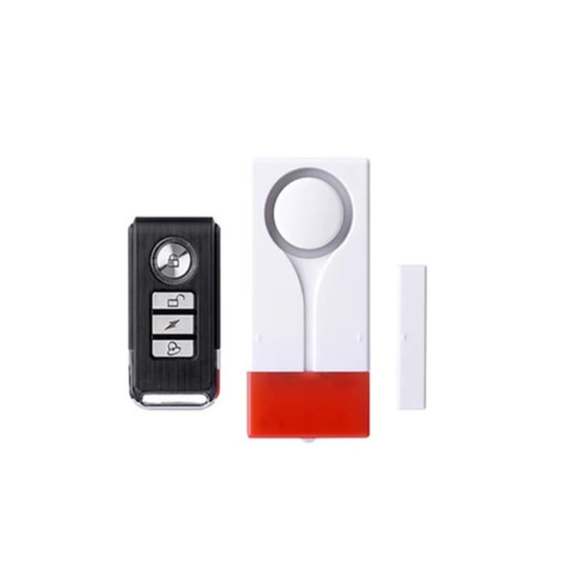 Protezione magnetica per porte e finestre remota wireless contro il rilevatore di vibrazioni anti-smarrimento antifurto con allarme acustico e visivo